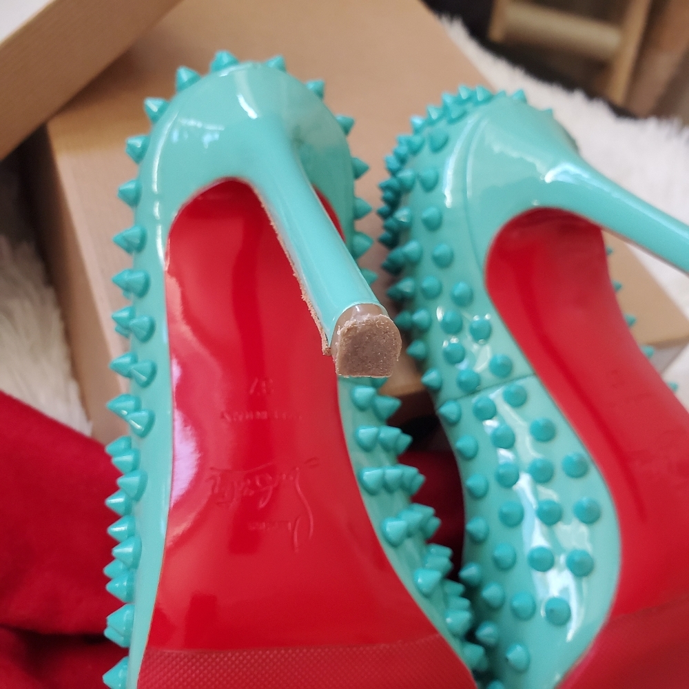 Christian Louboutin Pigalle Spikes 120 Patent - Picture 3 of 8